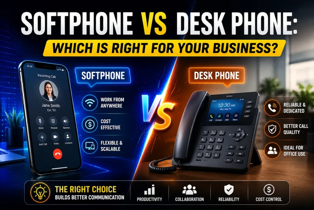 Softphone vs. Desk Phone Which is Right for Your Business